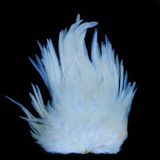 INDIA ROOSTER SADDLE PATCH WHITE