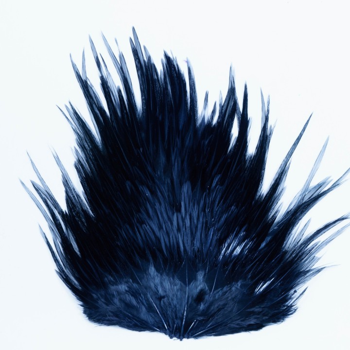 INDIA ROOSTER SADDLE PATCH BLACK