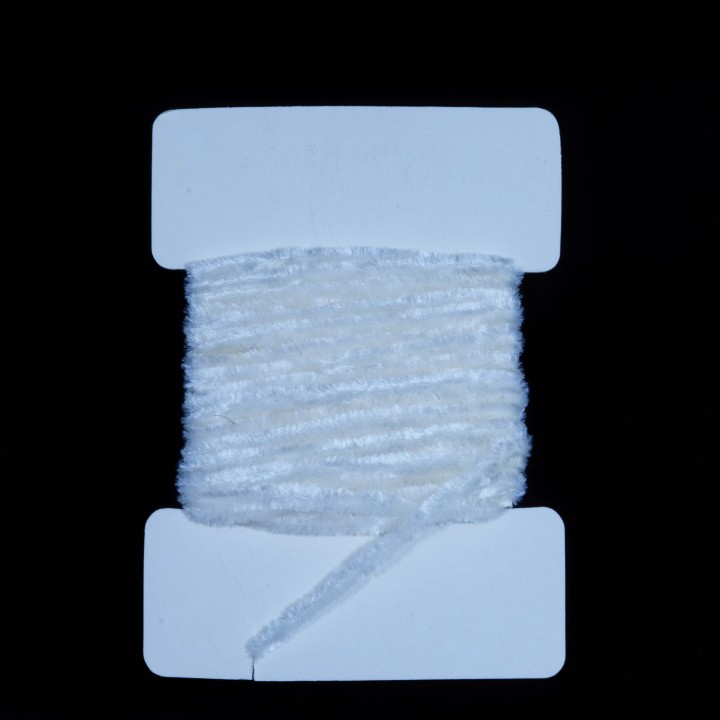 CHENILLE RAYON WHITE