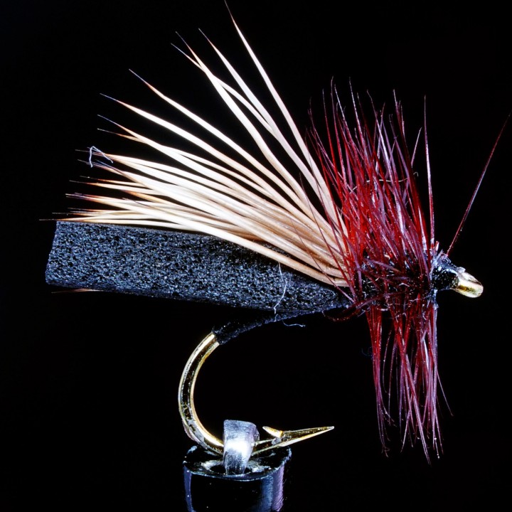 Extended Foam Body Black Caddis