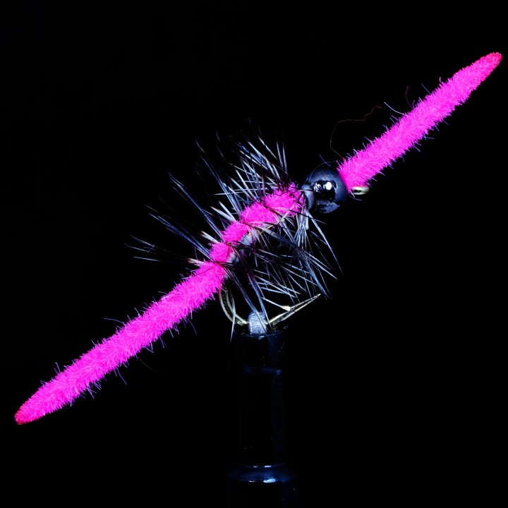 Fuzzy Worm Pink
