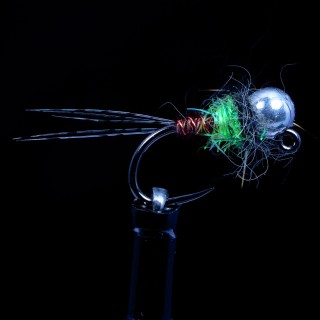 Hot Spot Pheasant Tail Tungsten Jig Barbless