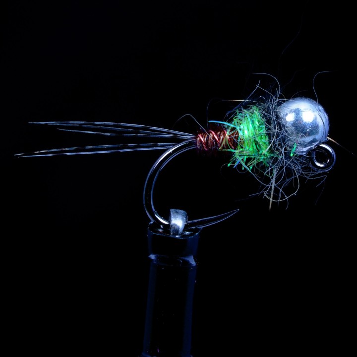 Hot Spot Pheasant Tail Tungsten Jig Barbless