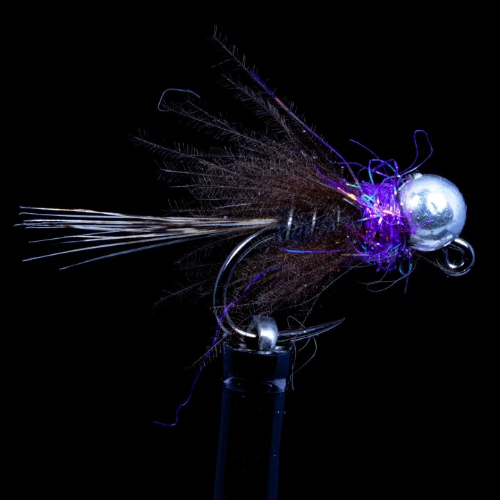 Tactical Purple Hot Spot Jig Tungsten