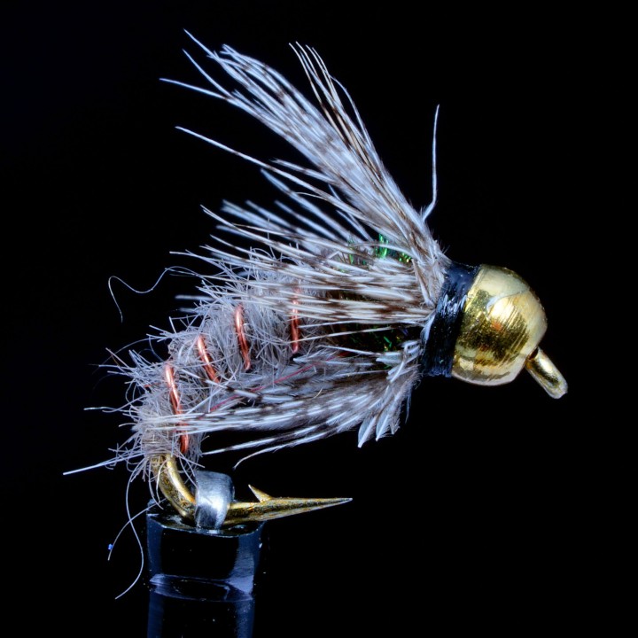 Soft Hackle Caddis Pupa Grey