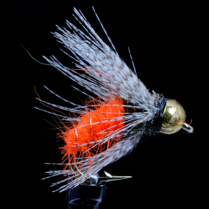 Soft Hackle Caddis Pupa Orange B.H