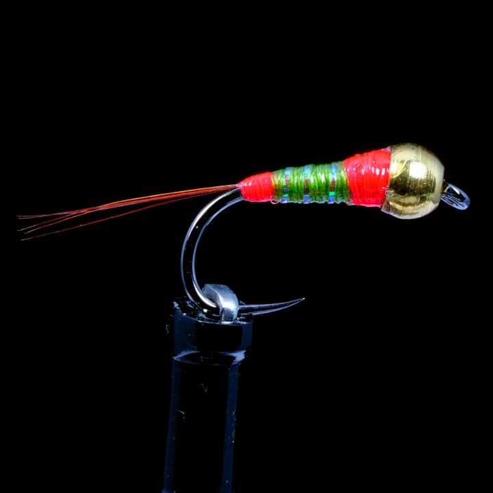 Olive Nymph Barbless Tungsten