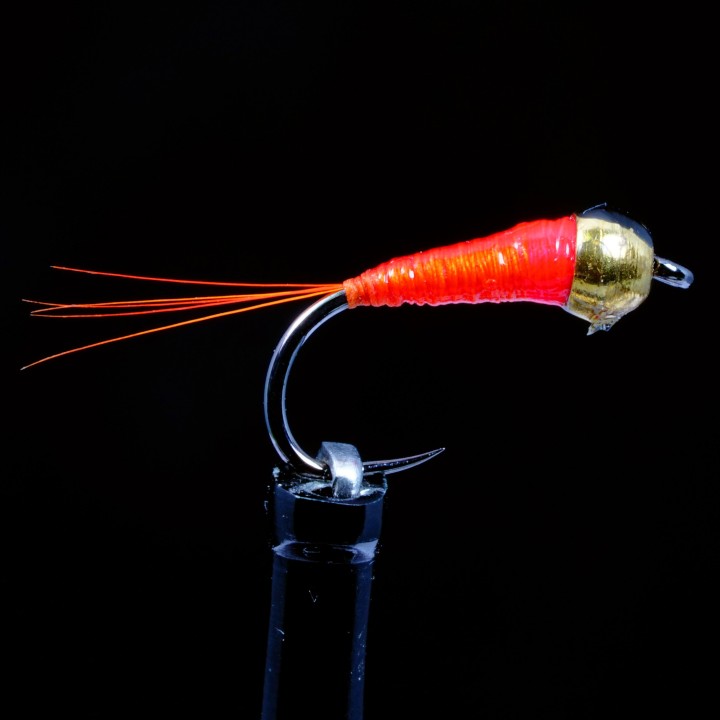 Orange Barbless Tungsten