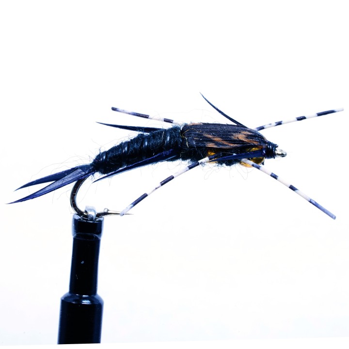 2 B.H Speckled Stone Black