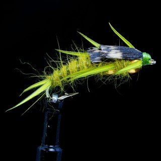 Doble Bead Speckled Stone Olive