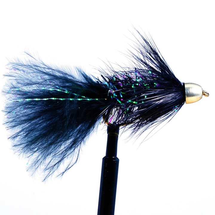 Krystal Woolly Bugger Black C.H