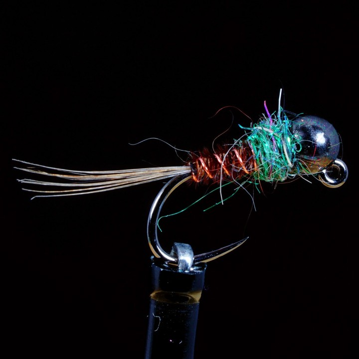 PHEASANT TAIL CZECH BLACK tunsgten