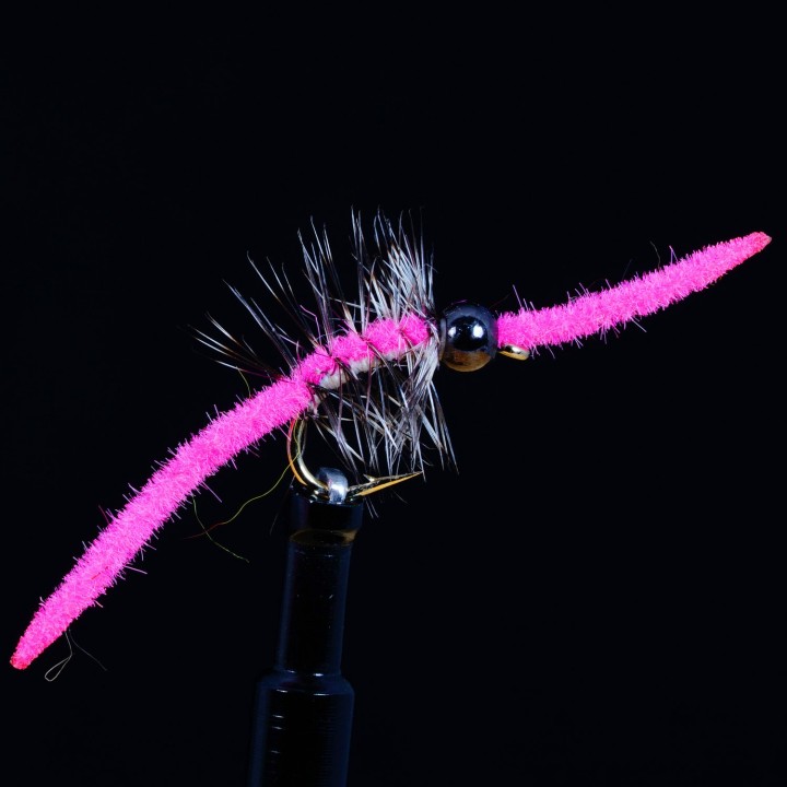 Fuzzy Worm Pink