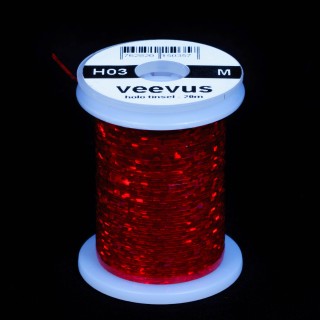 Veevus Holo Tinsel Red