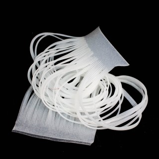 Silicone Legs Transparente blanca