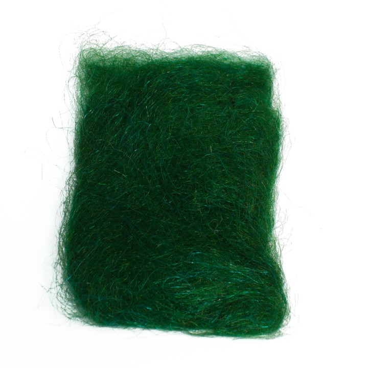 Angora Goat Dubbing Green