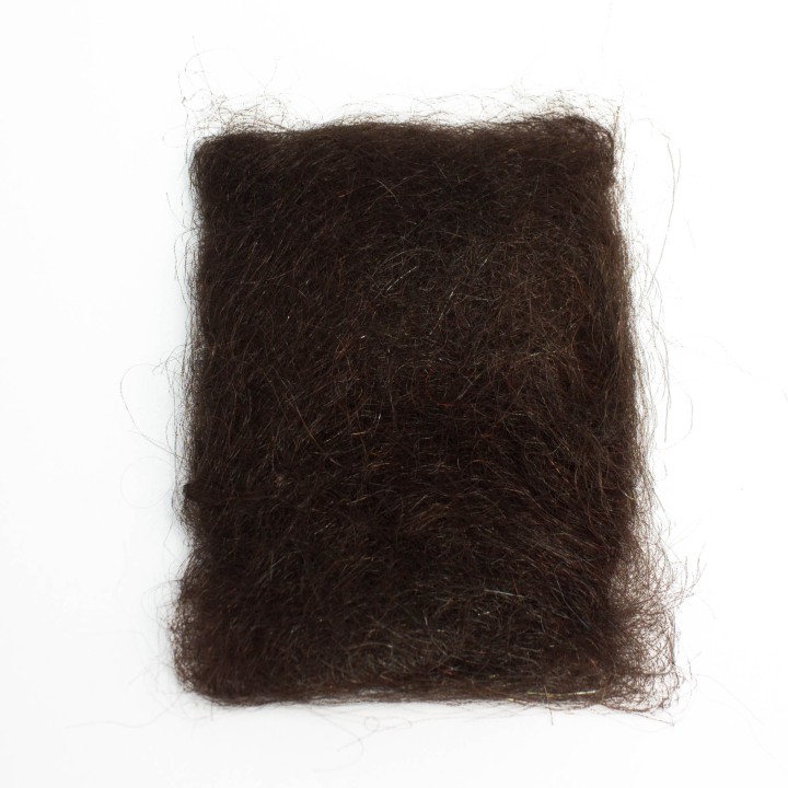 Angora Goat Dubbing Brown